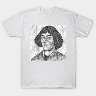 NICOLAUS COPERNICUS ink portrait T-Shirt